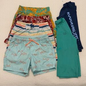 Boys 4T Columbia/RuggedButts Swim Bundle